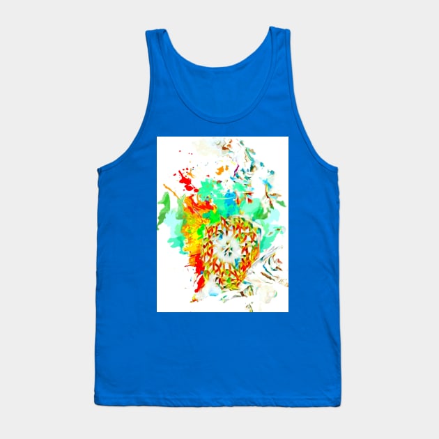 Surf color splash graffiti abstract Tank Top by SilverPixieArt